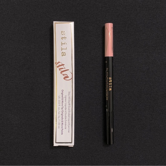 STILA Stay All Day Dual Ended Liquid Eye Liner — Intense Black & Kitten Kosmo - Picture 1 of 4